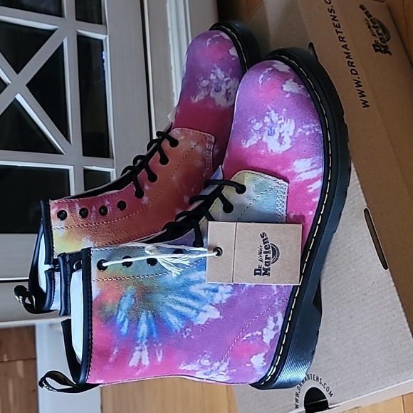 Dr. Martens Other - Dr. Marten's Girls Tie Dye Suede Boots, Size Kids 6M